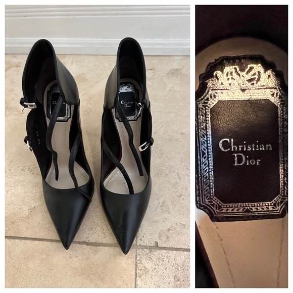 Christian Dior double strap Mary Janes - Picture 1 of 6